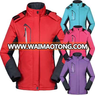 European Plus Size Winter Ski Jacket Women Model 2016